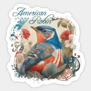 American Robin Sticker